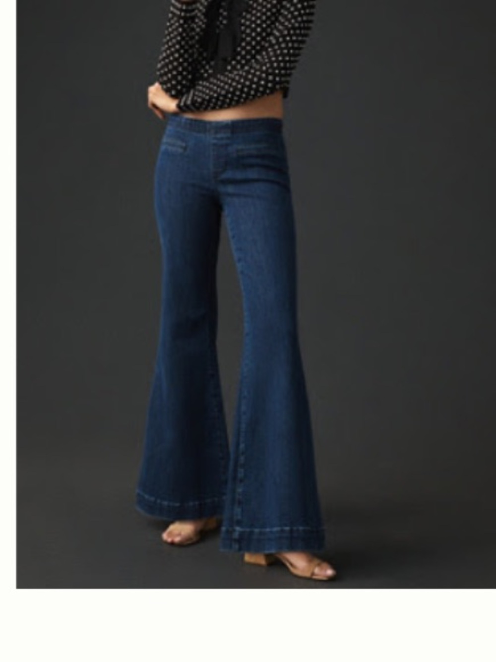 Anthropologie Pilcro wide leg denim jeans